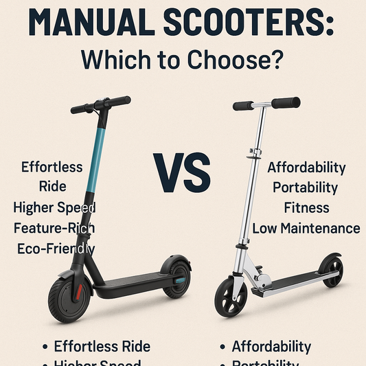Electric vs. Manual Scooters: Which to Choose?